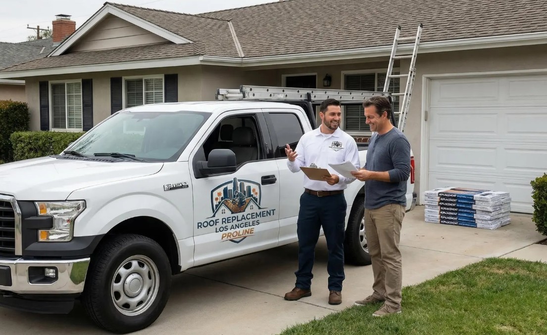 Professional roof replacement services by licensed roofing contractors